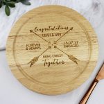 personailsed cheese board, cheese serving board