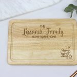 Personalised new home chopping board
