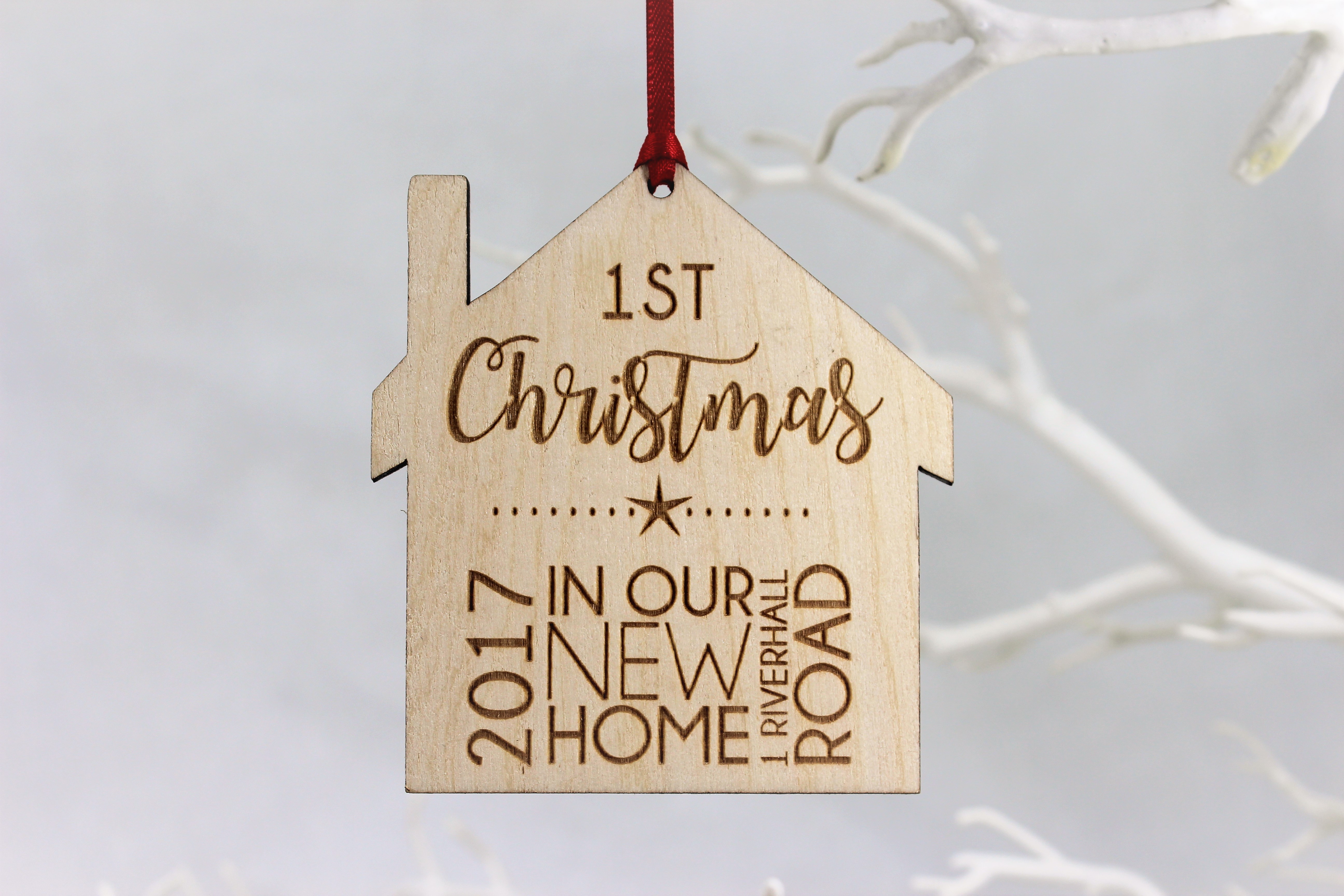 Personalised 1st Christmas in new home