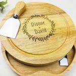 Personalised cheese board